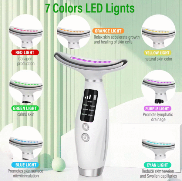 LED Face Lift Machine Facial Beauty Device Skin Wrinkle Removal - Image 4
