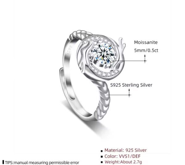 Chinoiserie Moissanite Rings - Image 5