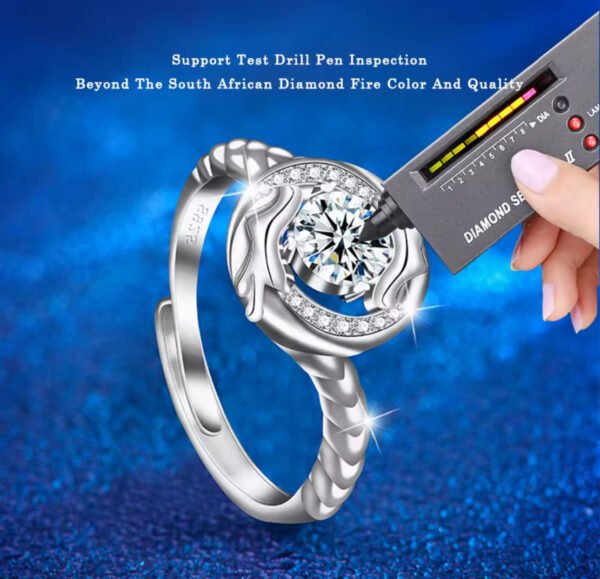 Chinoiserie Moissanite Rings - Image 4