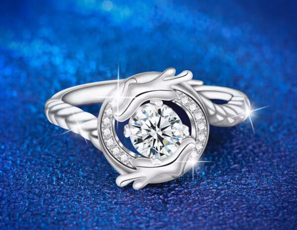 Chinoiserie Moissanite Rings - Image 3