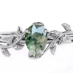 Vintage Moss Agate Ring