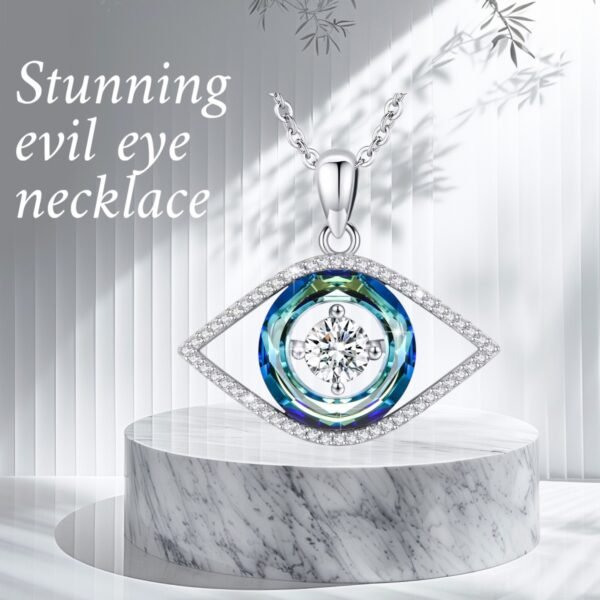Evil Eye Jewellery Pendant Protection Charm Amulet Necklace - Image 2
