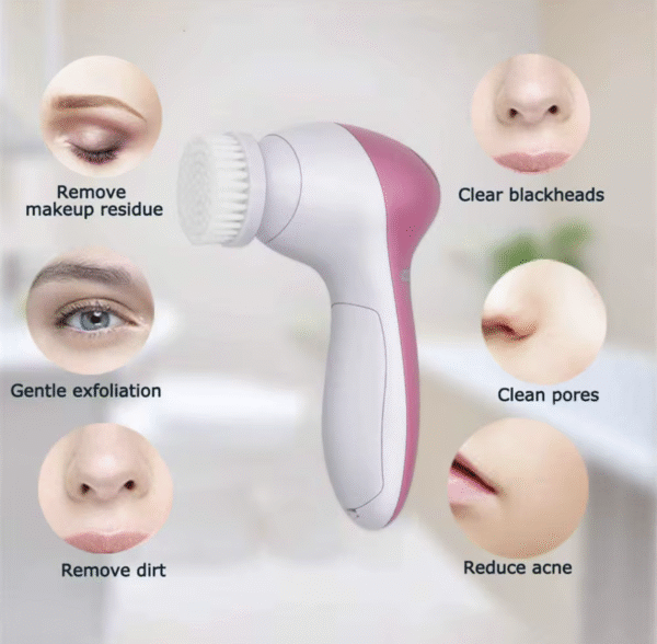 5 in 1 Multifunction Electrical Facial Cleansing Brush - Image 11