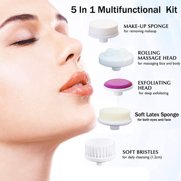 5 in 1 Multifunction Electrical Facial Cleansing Brush - Image 8