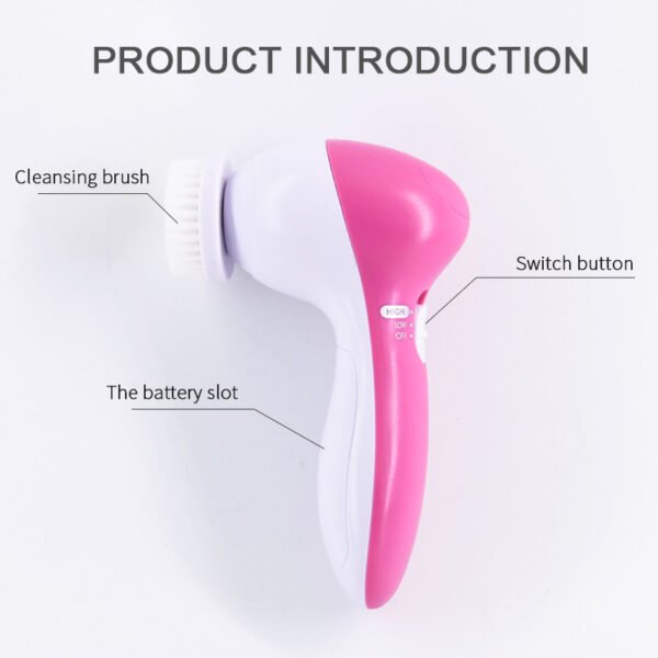 5 in 1 Multifunction Electrical Facial Cleansing Brush - Image 5