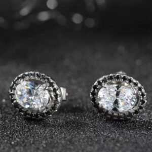 925 Sterling Silver Jewelry Classic Black Spinel