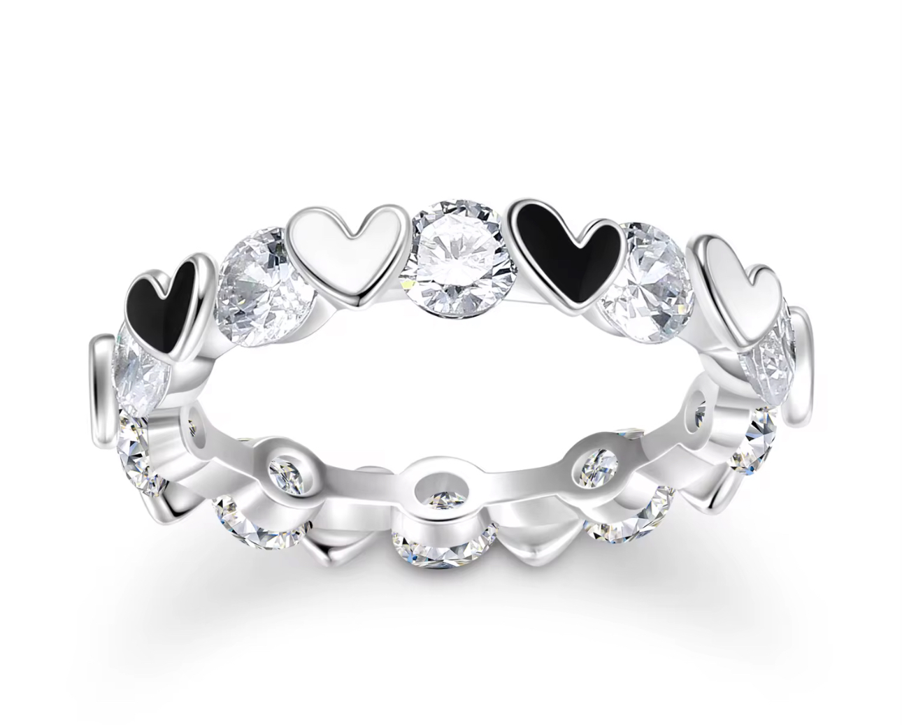 Heart Ring Classic Silver 925 Rings - Image 3