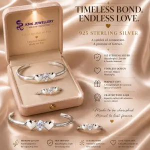 Private Collection – Heart Elegance Open Ring & Bracelet Set