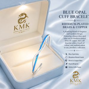 Lovely Fine Fashion New Blue Opal Bracelet Top Quality Jewelry Cuffs Men and Ladies Lover Gifts