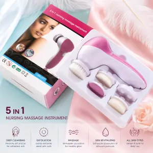 5 in 1 Multifunction Electrical Facial Cleansing Brush