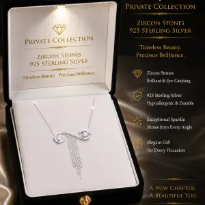 Private Collection - Geographic 925 Sterling Silver Necklace