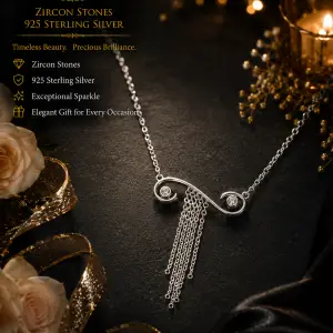 Private Collection - Geographic 925 Sterling Silver Necklace