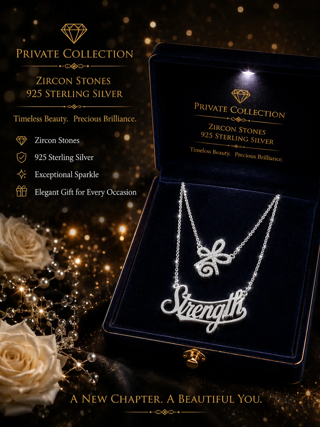 Private Collection - Symbol and Name of Strength and 925 Sterling Silver - Image 5