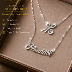 Private Collection - 925 Sterling Silver Friendship Necklace