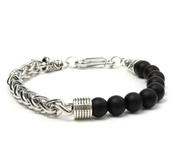 Stone Men's Bracelet Beaded Chain Bracelet of Men - Image 7