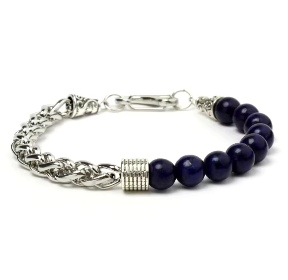 Stone Men's Bracelet Beaded Chain Bracelet of Men - Image 8