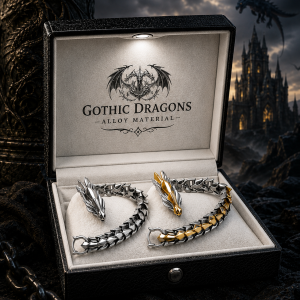 Dragon bone men's bracelet