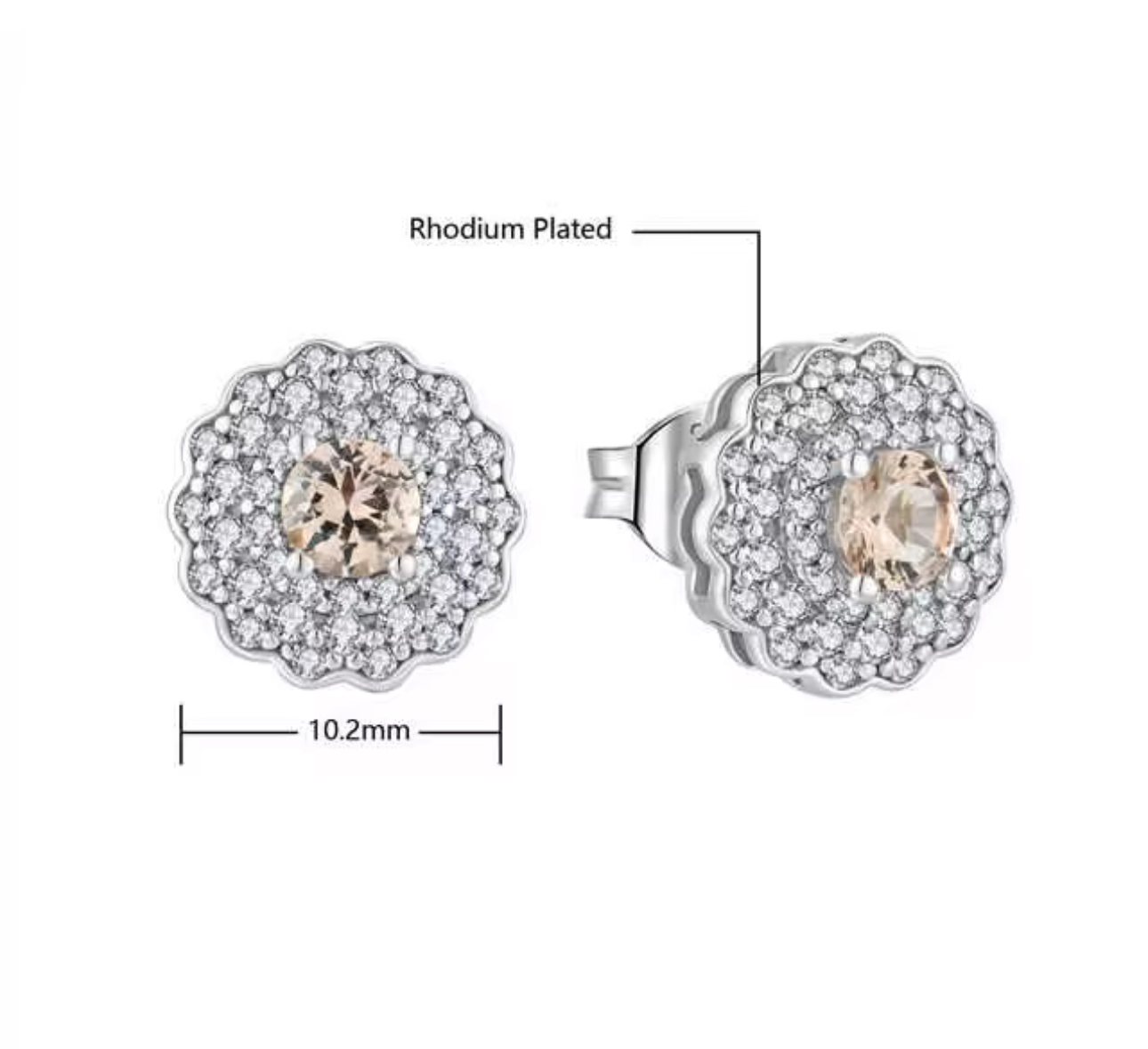 925 Silver Pendants Earrings Rings Wedding Jewellery Luxury Original - Image 9