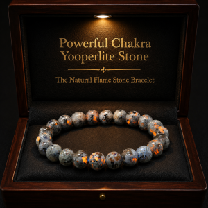 Powerful Chakra Yooperlite Stone, The Natural Flame Stone Bracelet