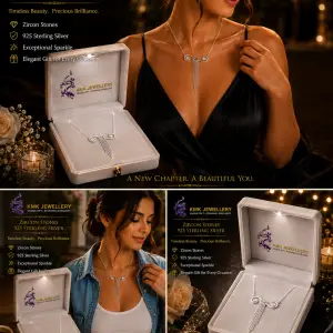 Private Collection - Geographic 925 Sterling Silver Necklace