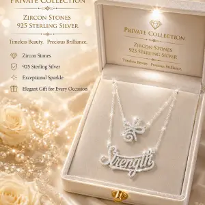 Private Collection - Symbol and Name of Strength and 925 Sterling Silver