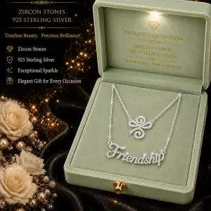Private Collection - 925 Sterling Silver Friendship Necklace