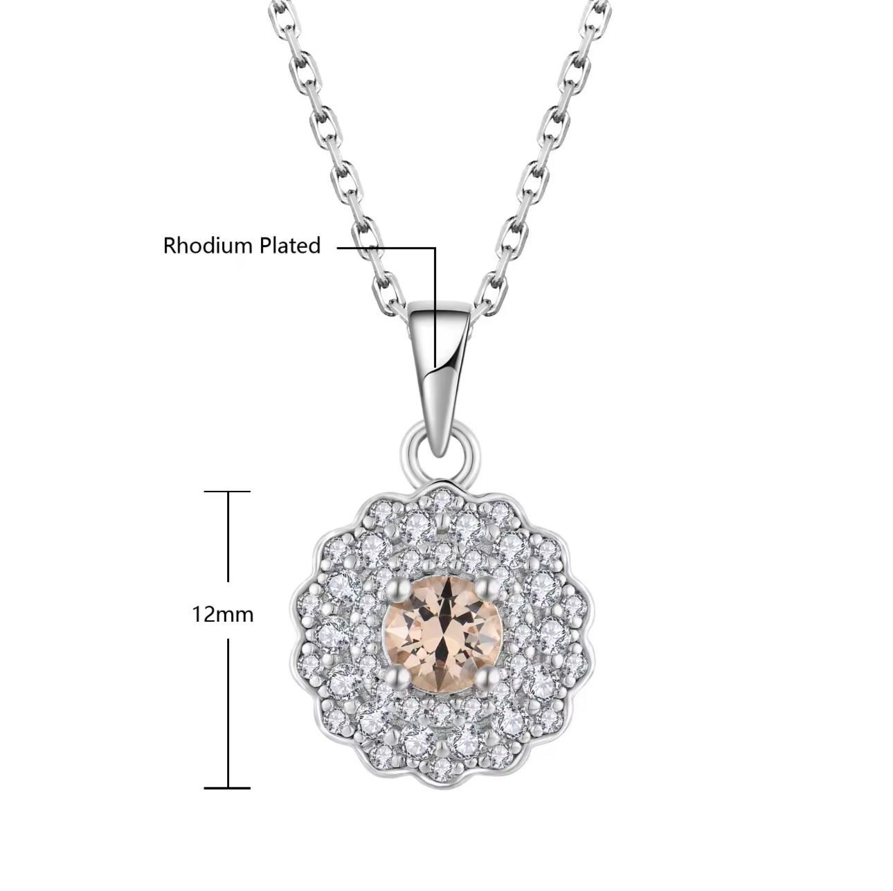 925 Silver Pendants Earrings Rings Wedding Jewellery Luxury Original - Image 13