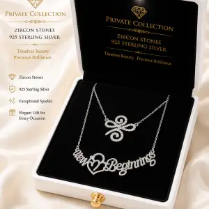 Private Collection - Symbol and Name of New Beginnings and 925 Sterling Silver