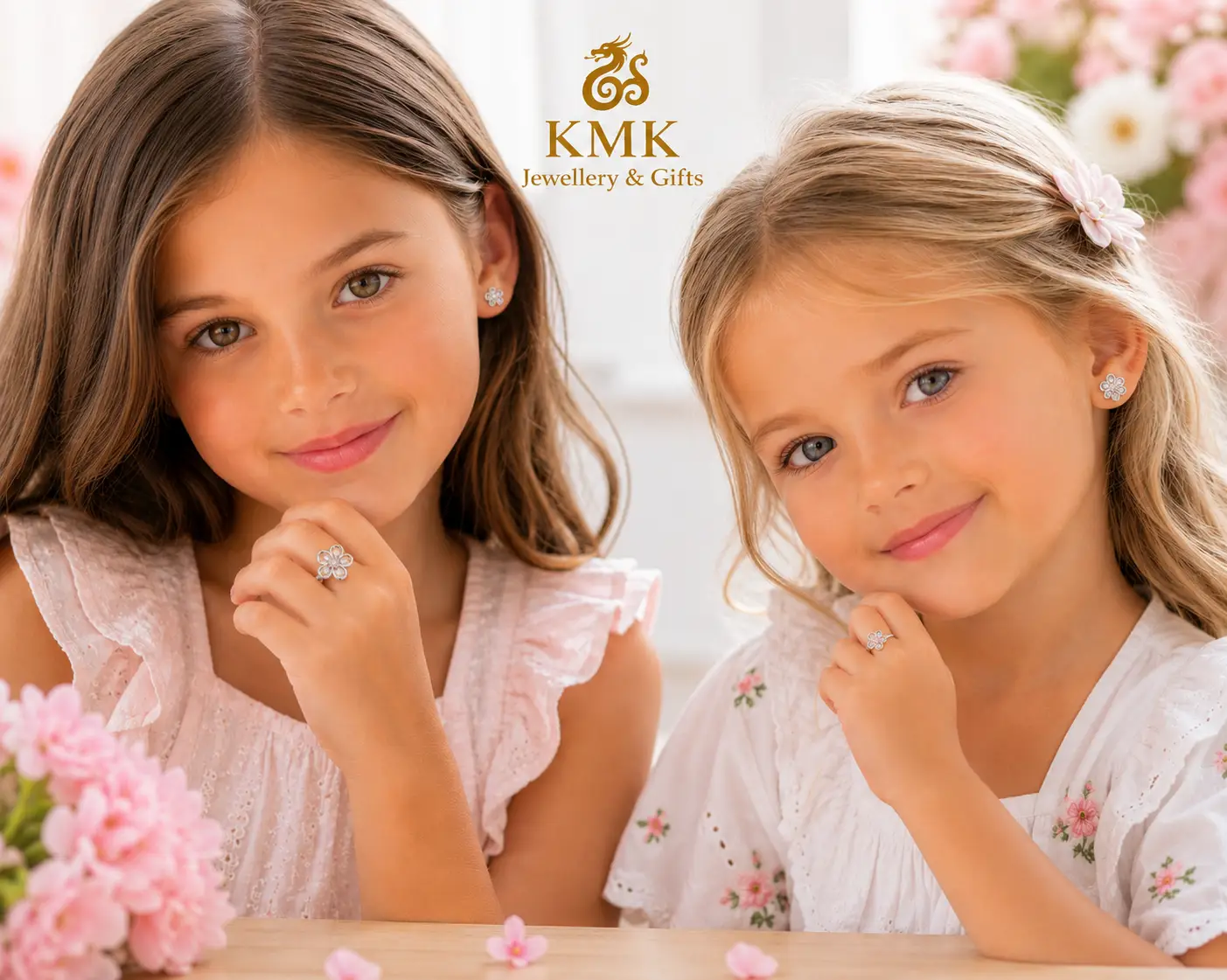 925 Sterling Silver Clear Flower Jewellery Collection for Young Girls - Image 3