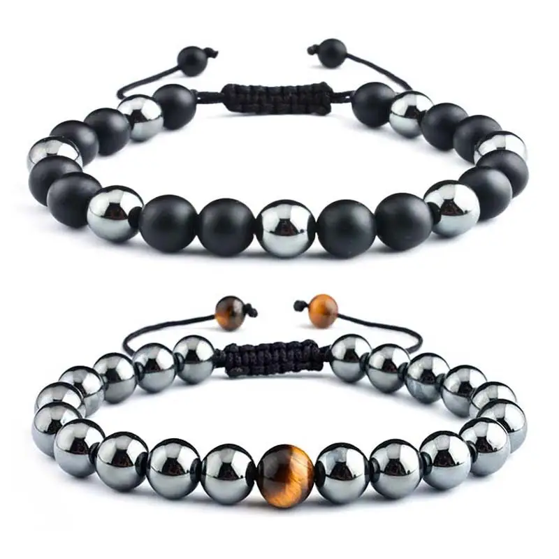 Vintage Eye Stone Bracelet Personalised Handicraft for Men Fashion Jewellery Bangles - Image 3