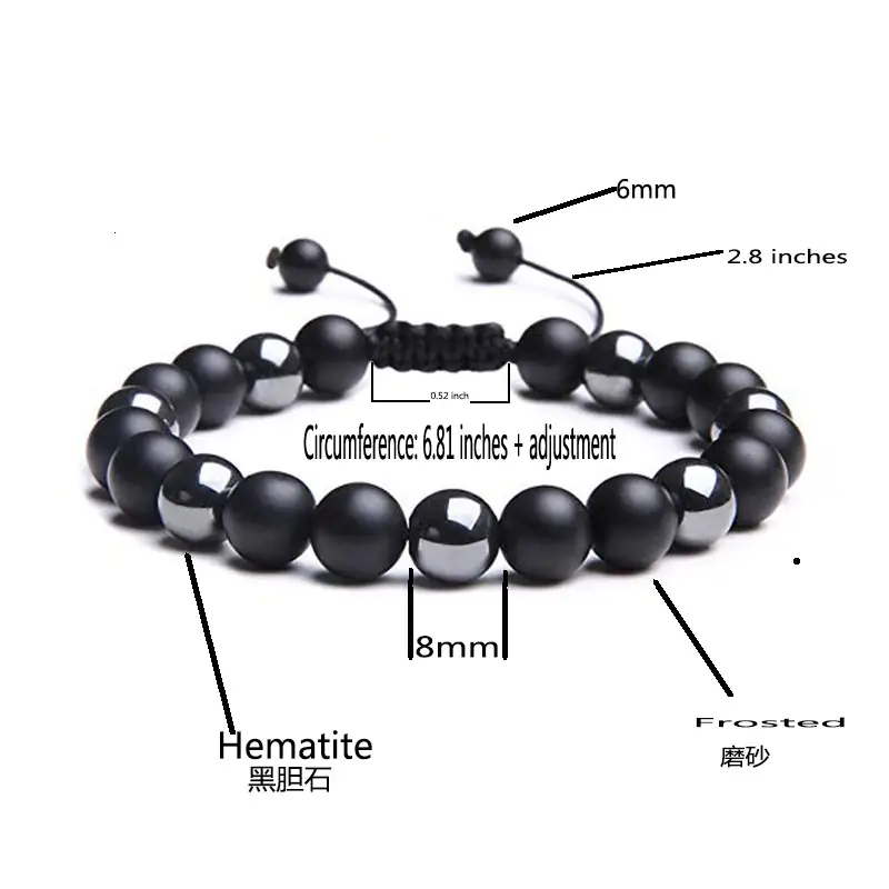 Vintage Eye Stone Bracelet Personalised Handicraft for Men Fashion Jewellery Bangles - Image 6