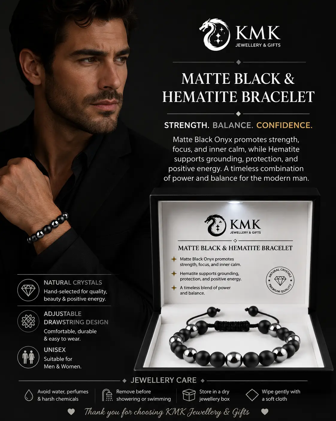 Vintage Eye Stone Bracelet Personalised Handicraft for Men Fashion Jewellery Bangles - Image 4
