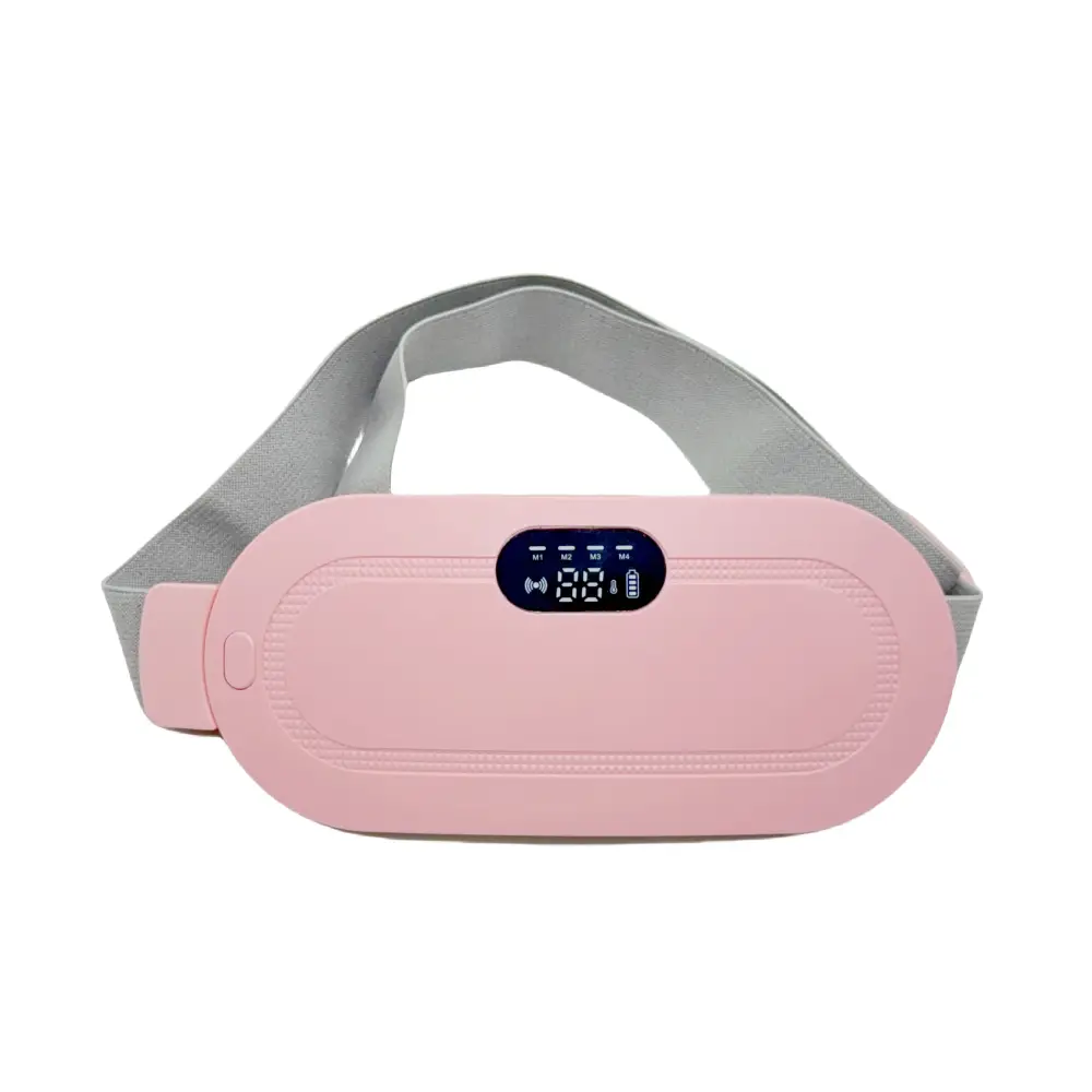 Hot Compress Vibration Abdominal Massage Instrument Stomach Pain Cold Smart Relieve Period Cramp Pain Heating Warm Palace Belt - Image 9