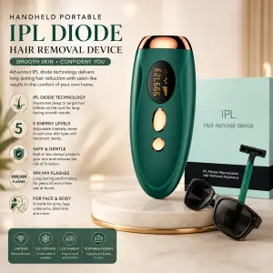 Handheld Portable Hair Remove Ipl Diode Hair Laser Removal Device