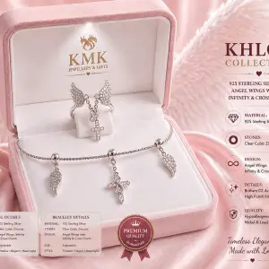 From My Private Collection is the Khloe collection ring with angel wings and the infinity symbol with CZ